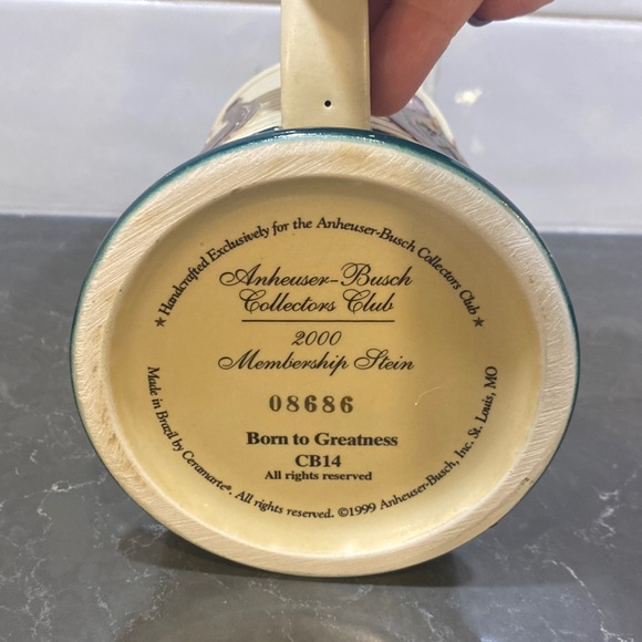 Vintage Anheuser-Bush Beer Stein - Picture 6 of 8